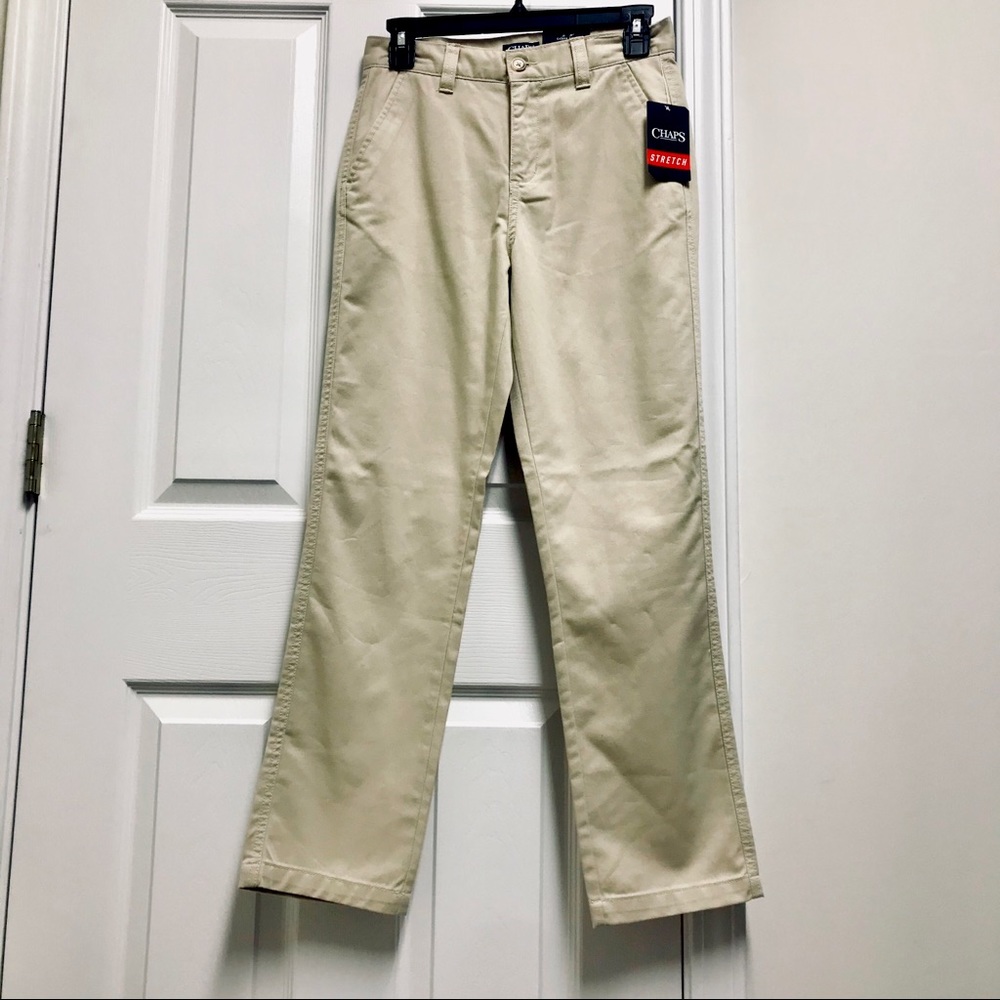 *NWT* Boys Chaps Khaki Pants • 16 reg
